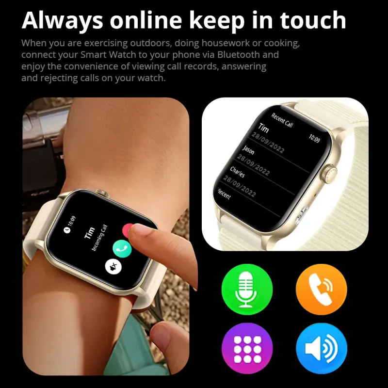 COLMI P78 AMOLED Smartwatch 1.95" with Flashlight 5
