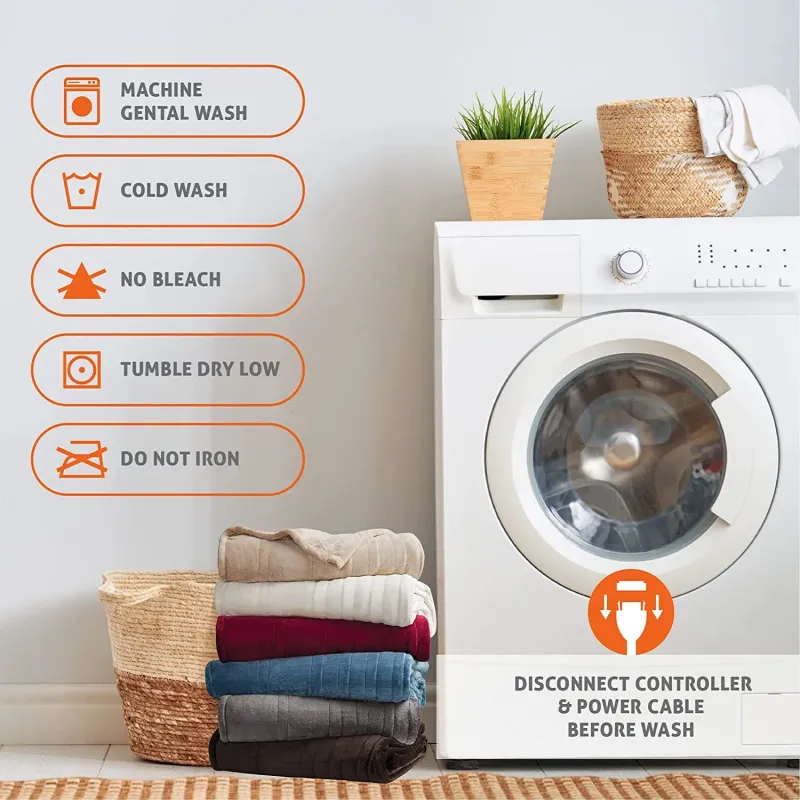 Soft 50x60 Electric Heated Throw Blanket 5