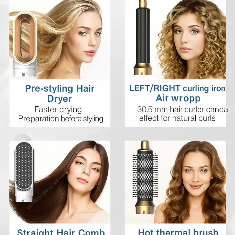5-in-1 Hair Dryer Brush Styler Kit 3