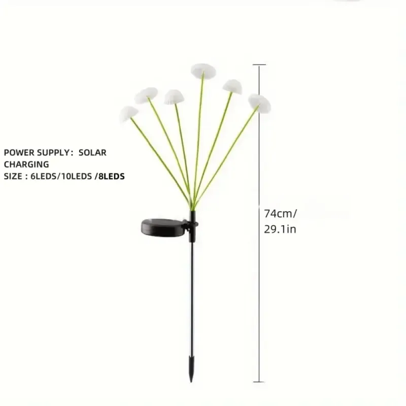 Solar Mushroom Stake Lights 6