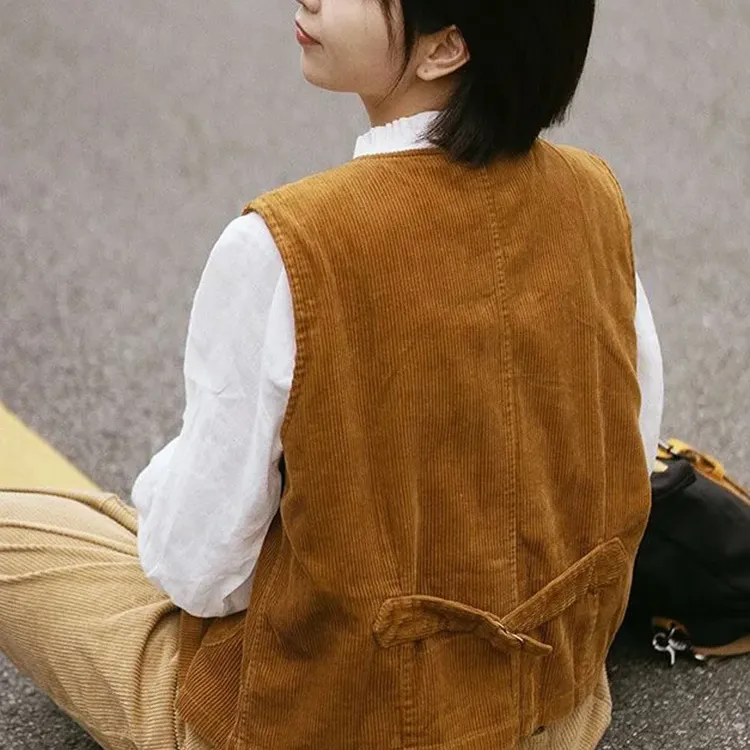 Vintage Corduroy Vest for Women 6