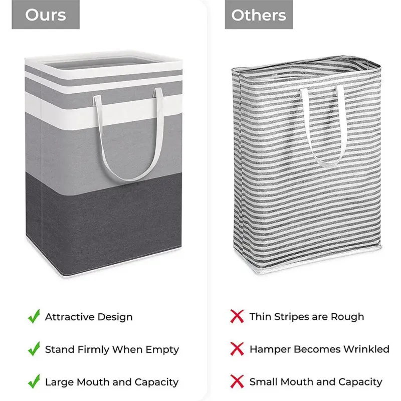 Foldable Oxford Laundry Basket 2