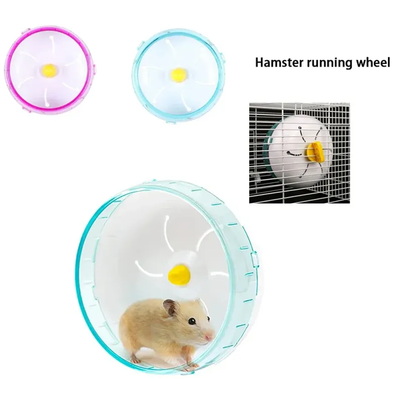 Silent Transparent Hamster Wheel 3