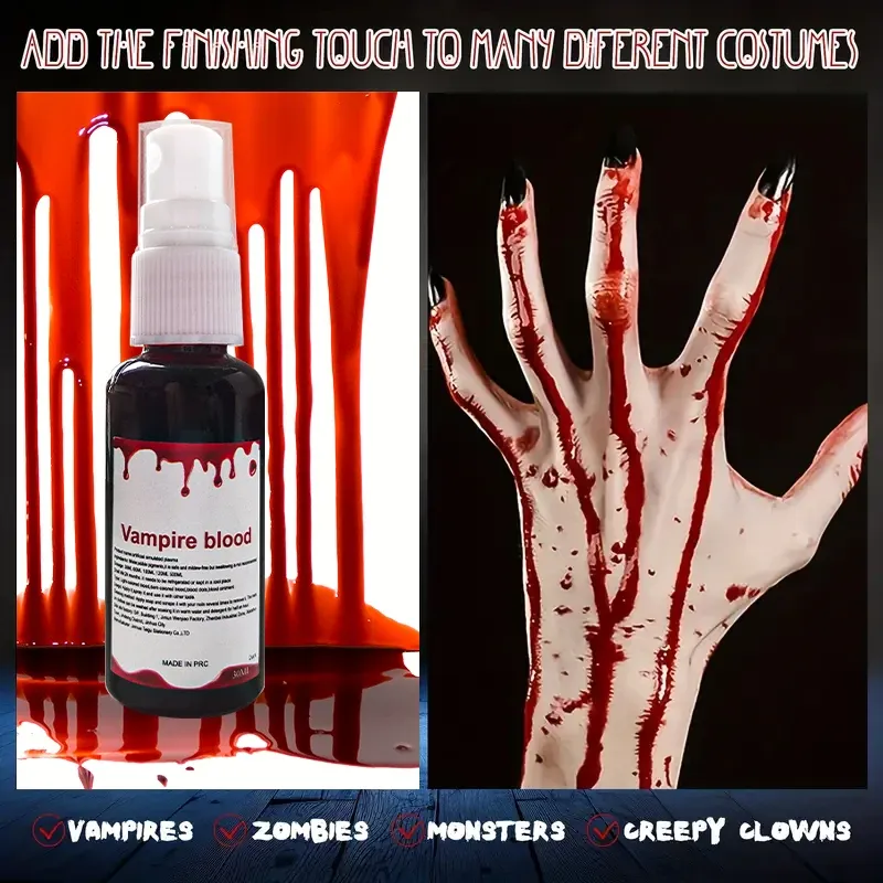 Halloween Fake Blood Spray Kit 3