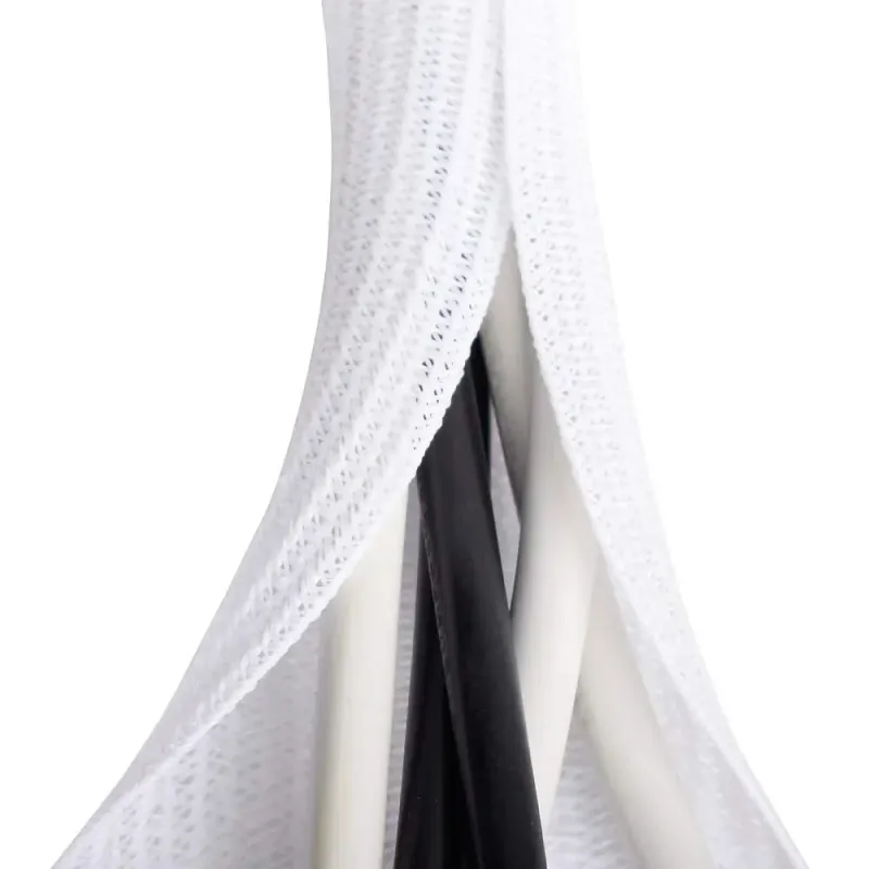 White Cable Sleeve Organizer 1