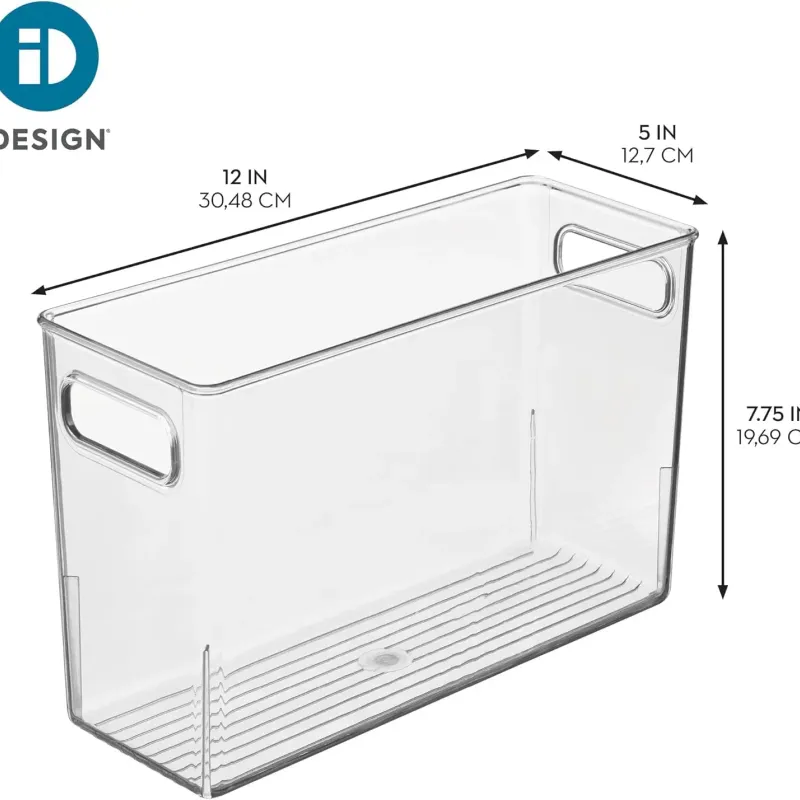 Slim Bathroom Storage Bin 4