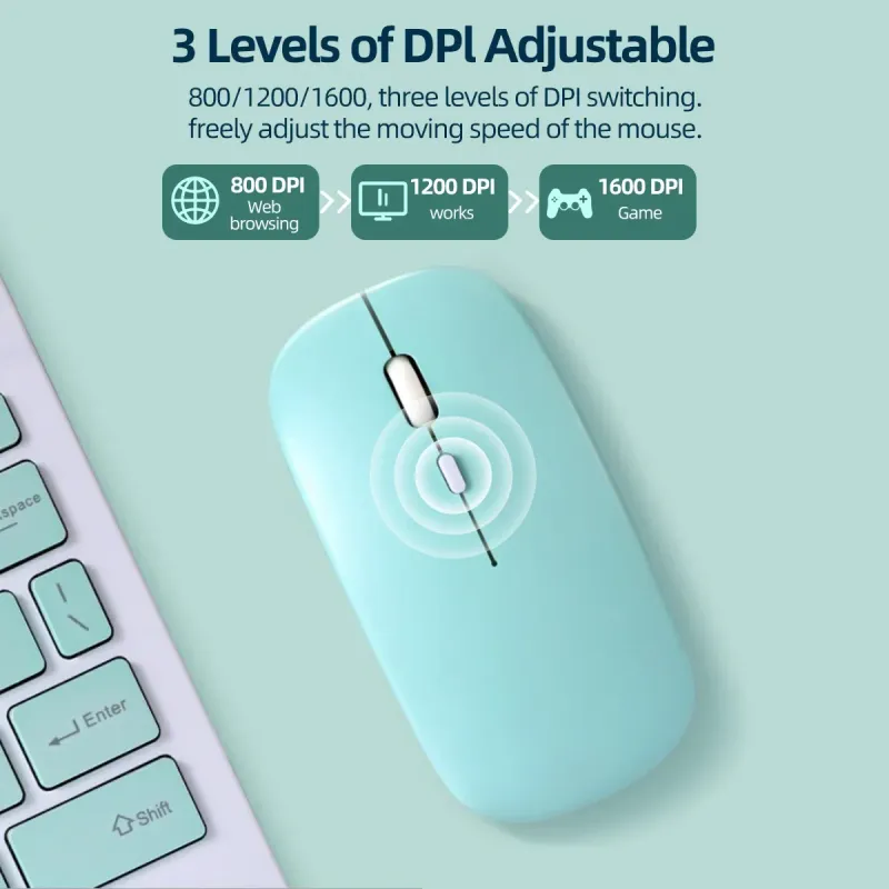 Silent Bluetooth Wireless Mouse 5