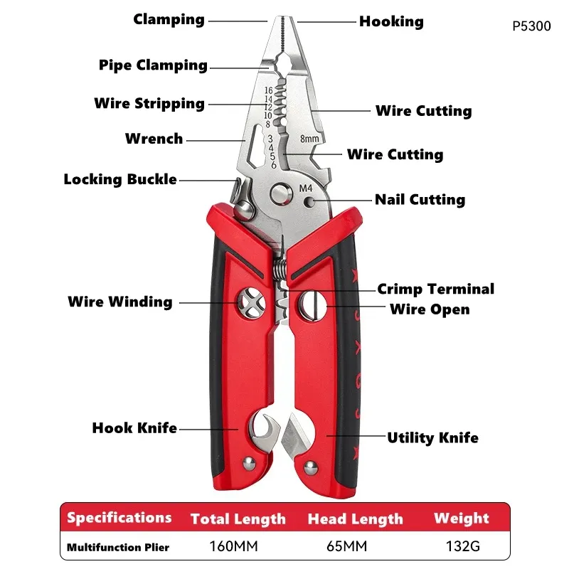 18 in 1 Electrician Pliers Tool 6