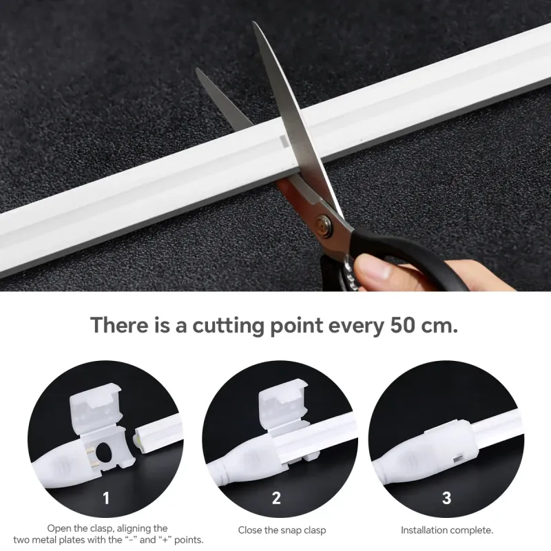 COB LED Strip 220V Neon Rope Light 6