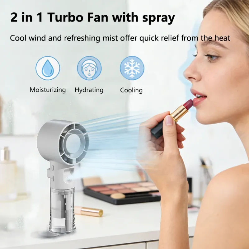 Portable Mini Humidifier Spray Fan 2