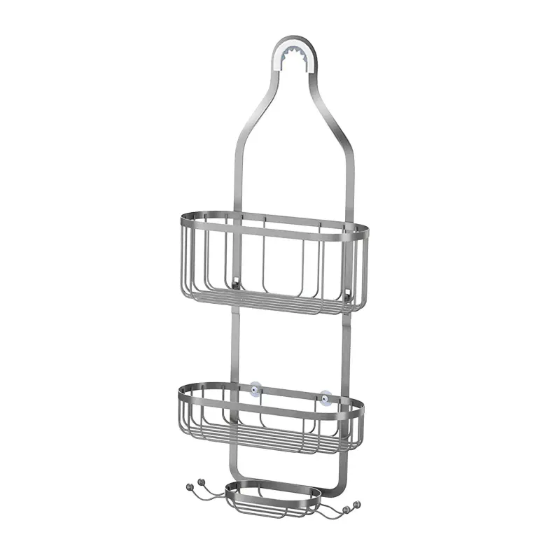 Hanging Shower Caddy Basket with Hooks 2
