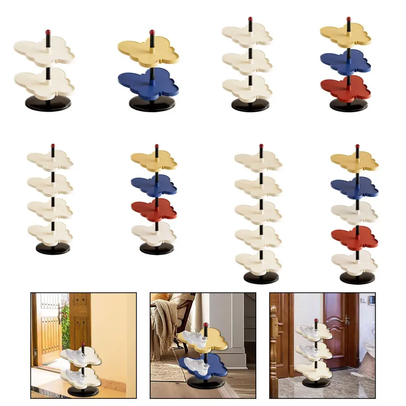 Vertical Anti-Slip Narrow Shoe Rack 3