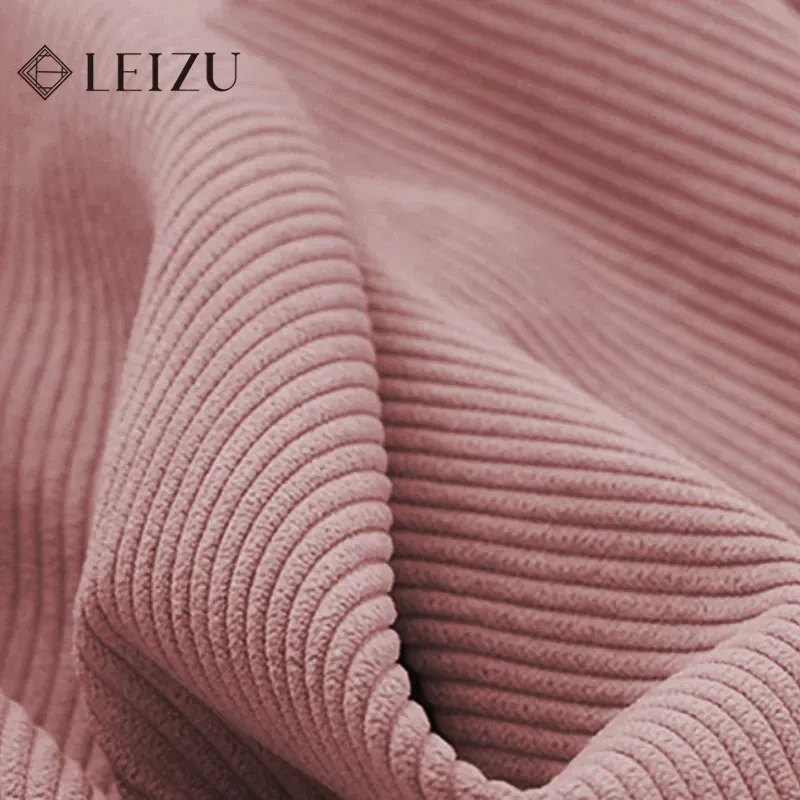 Pink Rib Corduroy Fabric 4