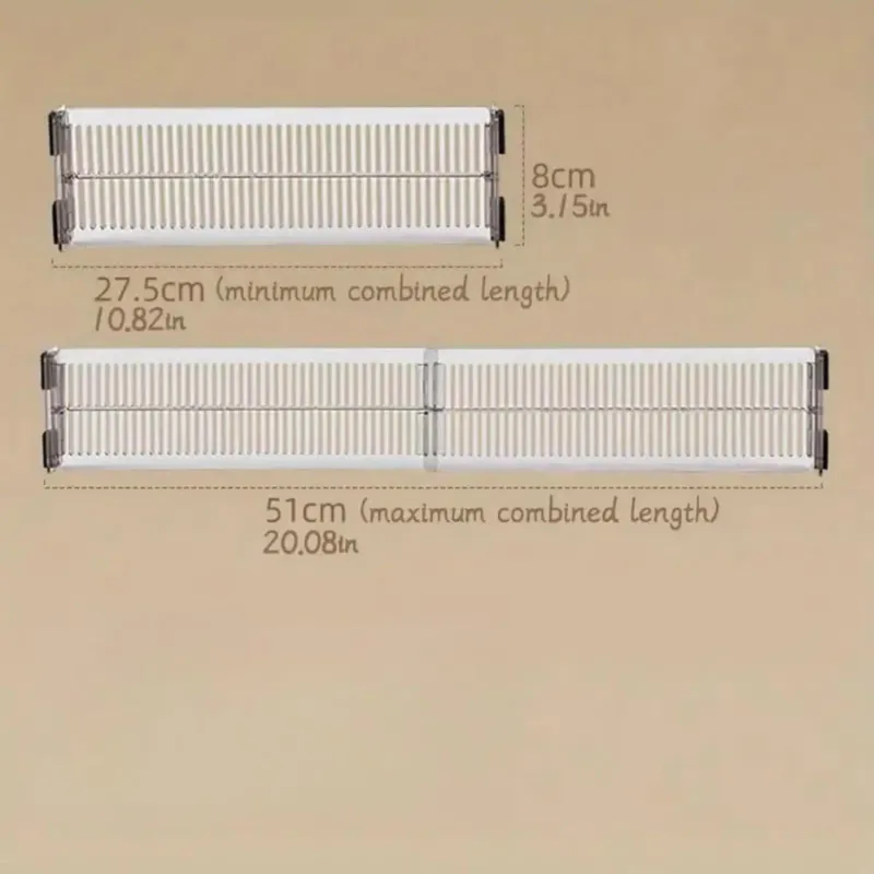 Adjustable Drawer Dividers & Expandable Organizer 2
