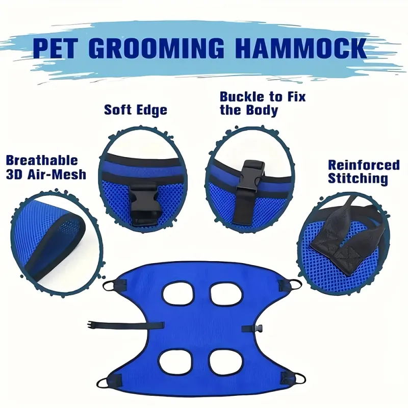 Pet Grooming Hammock Restraint Bag 4