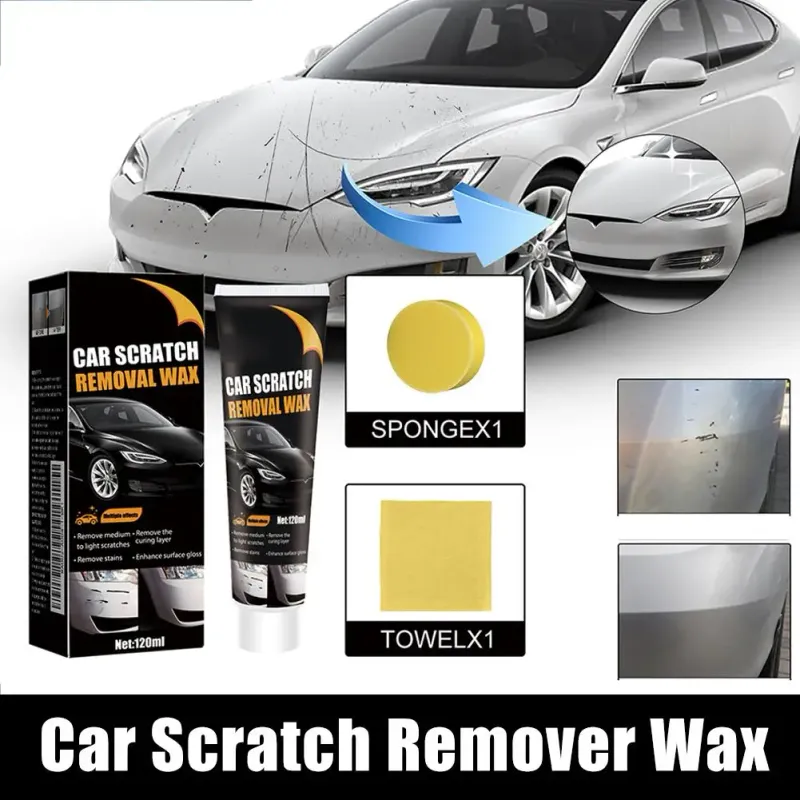 Car Scratch Removal Wax Kit 120ml 2