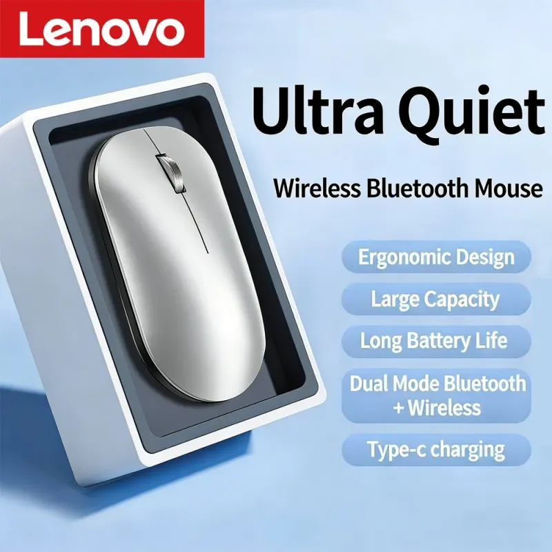 Lenovo Dual-Mode Silent Wireless Mouse 1