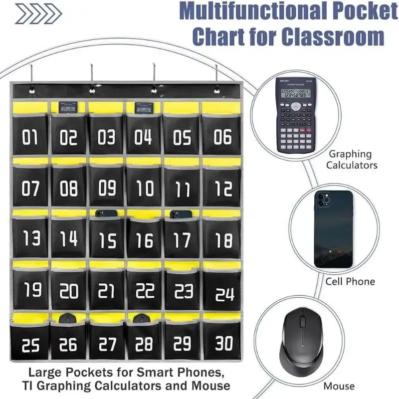 Numbered Phone Storage Hanging Bag 6