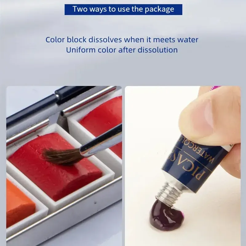 Picasso Watercolor Pigment Blocks 4