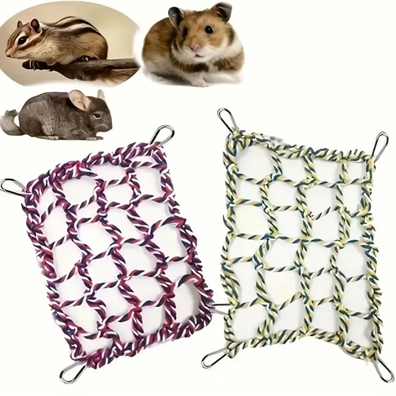 Braided Pet Hammock Net for Small Pets 6