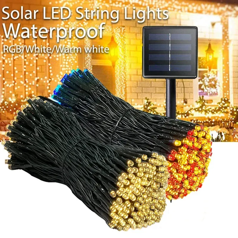 Solar LED String Lights - 8 Modes 1