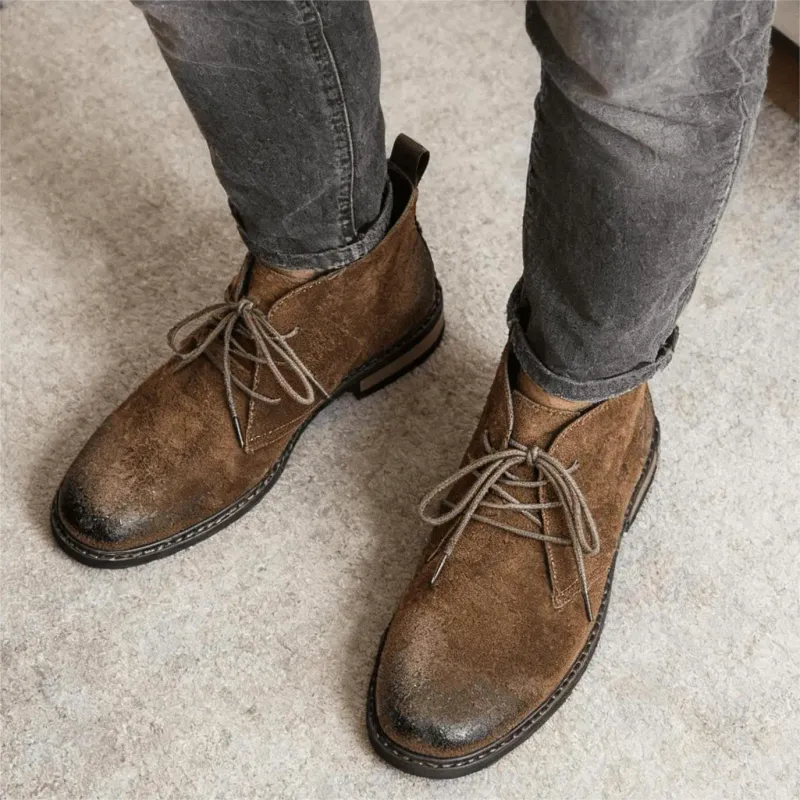 Retro Leather Ankle Boots 2026 1