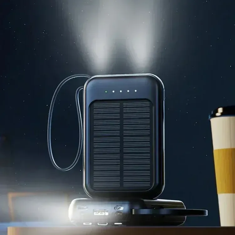 50000mAh Solar Power Bank with Cables 6