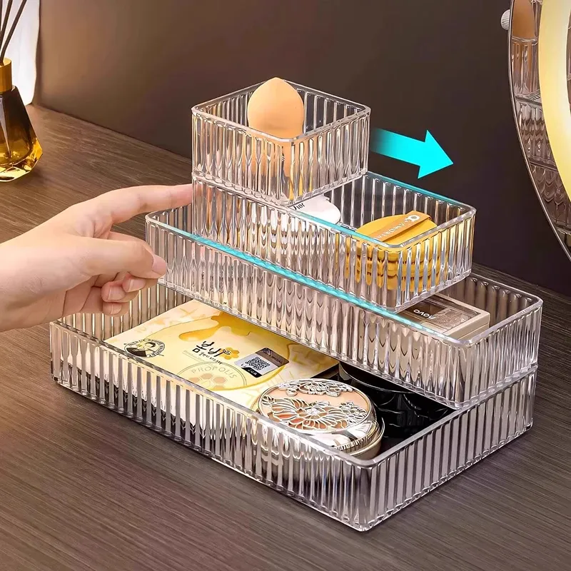 Clear Acrylic Drawer Organizer Box 2