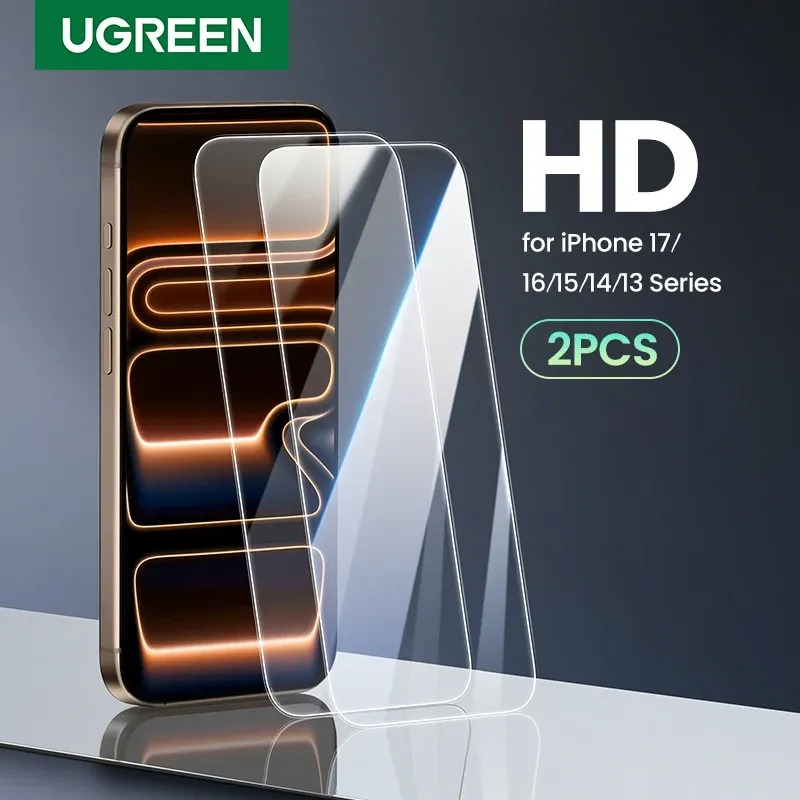 UGREEN 2-Pack iPhone Tempered Glass Screen Protector 1