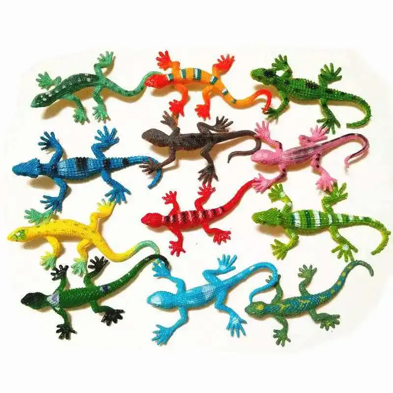 12PCS Realistic Mini Lizard Toys Set 1