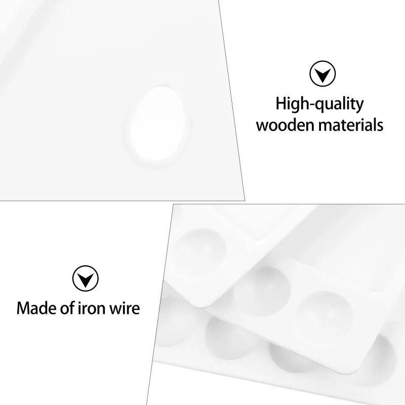 3Pcs Paint Tray Set with 13-Slot Mixing Board 6