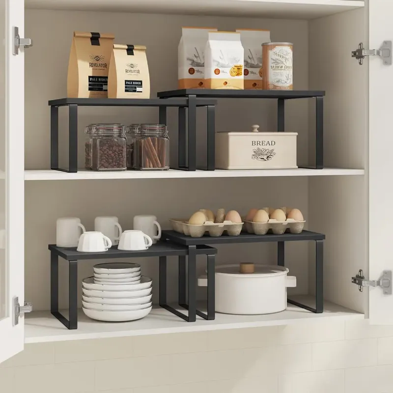 Stackable Kitchen Counter Shelf Set 3