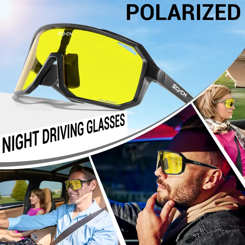 SCVCN Night Vision Polarized Sunglasses 3