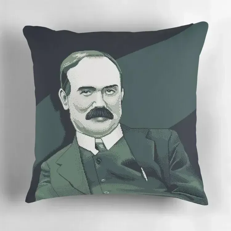 James Connolly Клітчасті Подушки 3