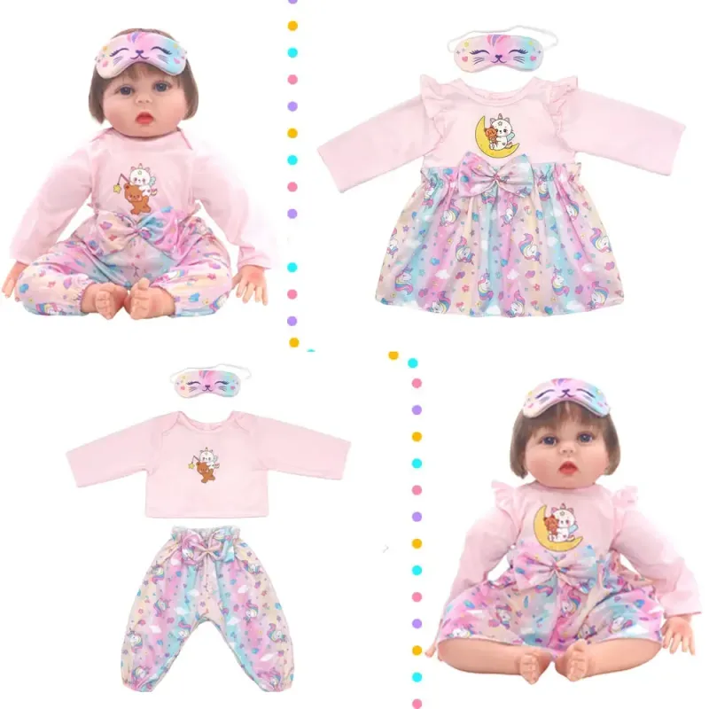 Lovely Reborn Doll Jumpsuits 20-22" 5