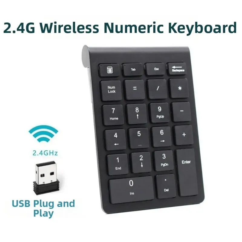 22 Keys Wireless Mini Digital Keypad 2
