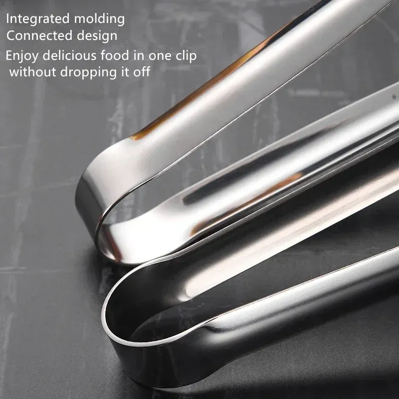 Stainless Steel BBQ Grill Tongs 5