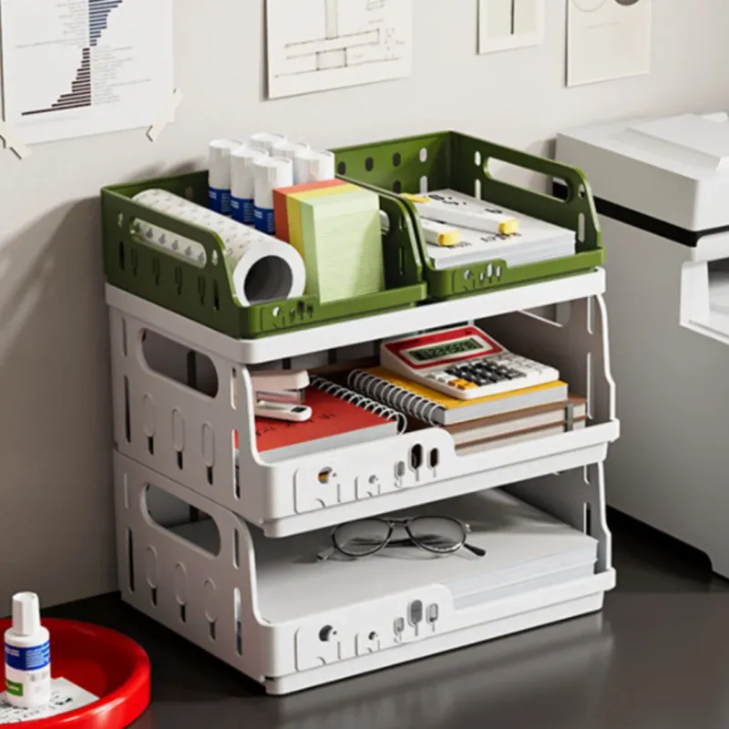 Foldable Stackable Storage Basket 1