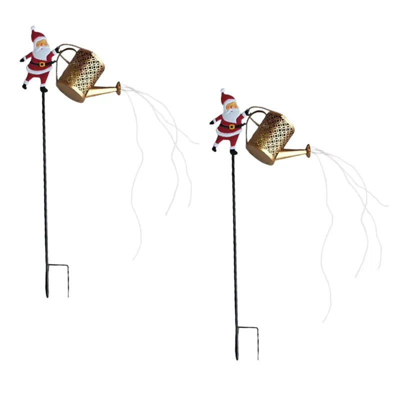 Santa Watering Can Solar Lantern 3