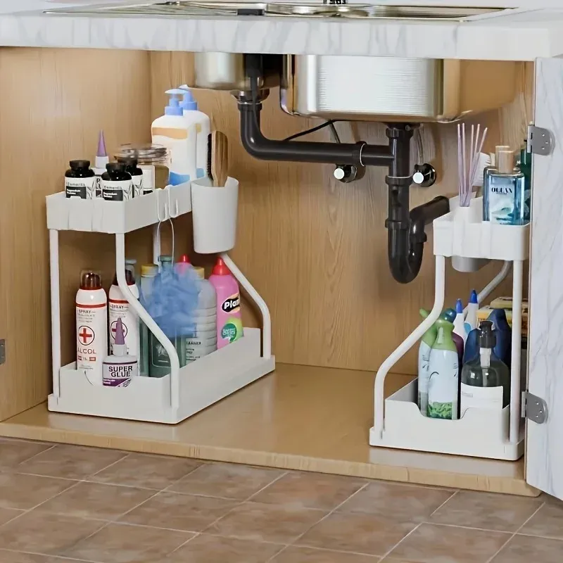 2-Tier Pull-Out Under Sink Organizer 3