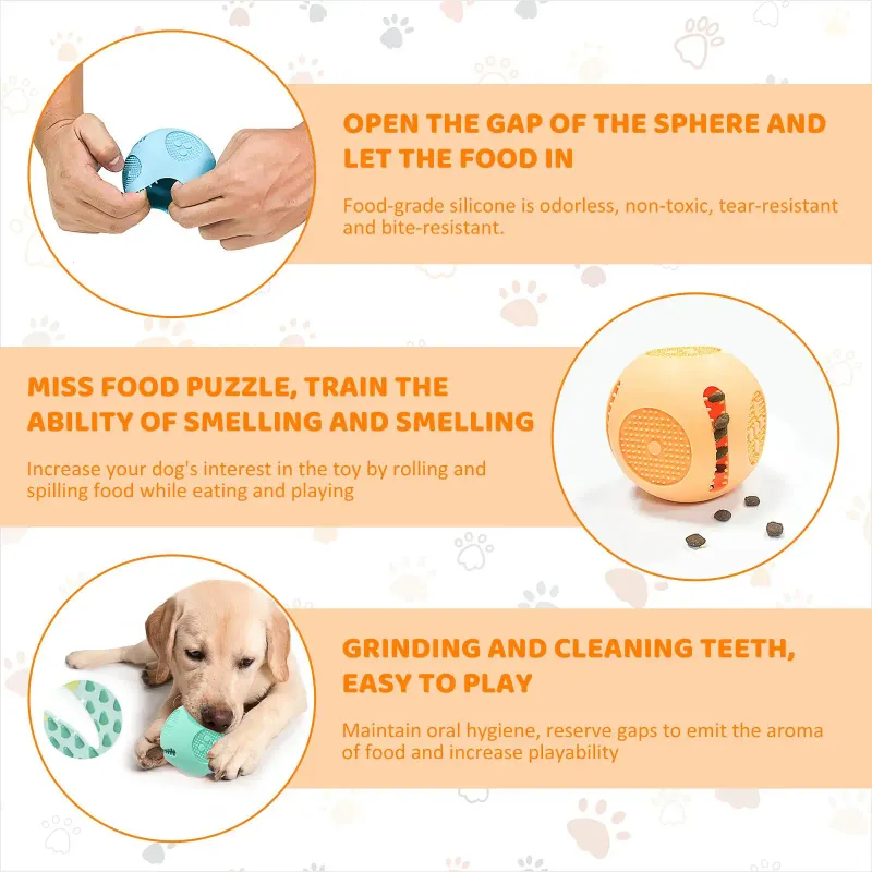 Interactive Dog Treat Puzzle Toy 5