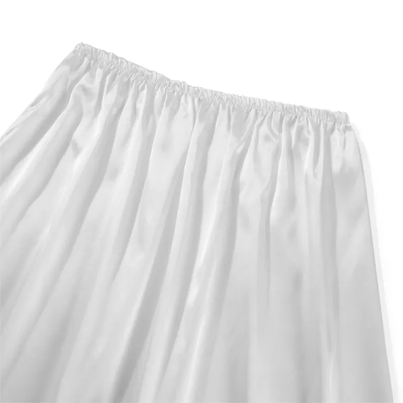 Satin Half Slip with Lace Trim 4