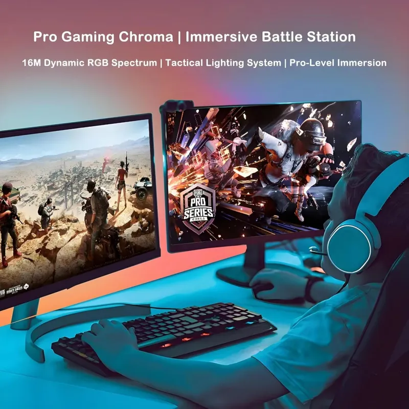 RGBIC Gaming Monitor Backlight with Music Sync 6
