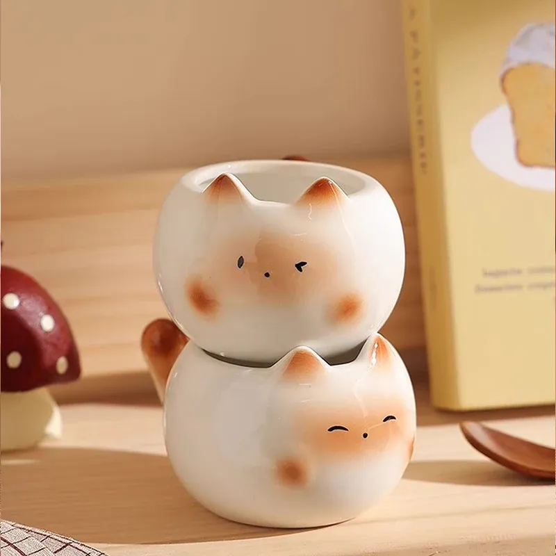 Siamese Cat Coffee Cup – Cute Kitten Mug 5