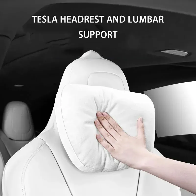 Tesla Model Y/3 Headrest & Waist Pillow Set 3
