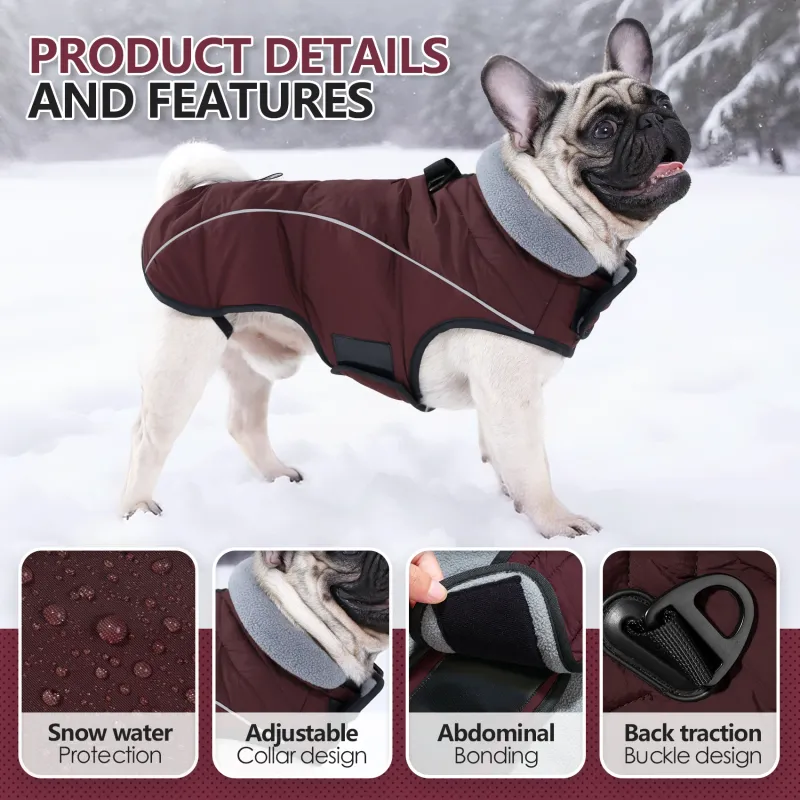 Waterproof Reflective Dog Winter Jacket 3