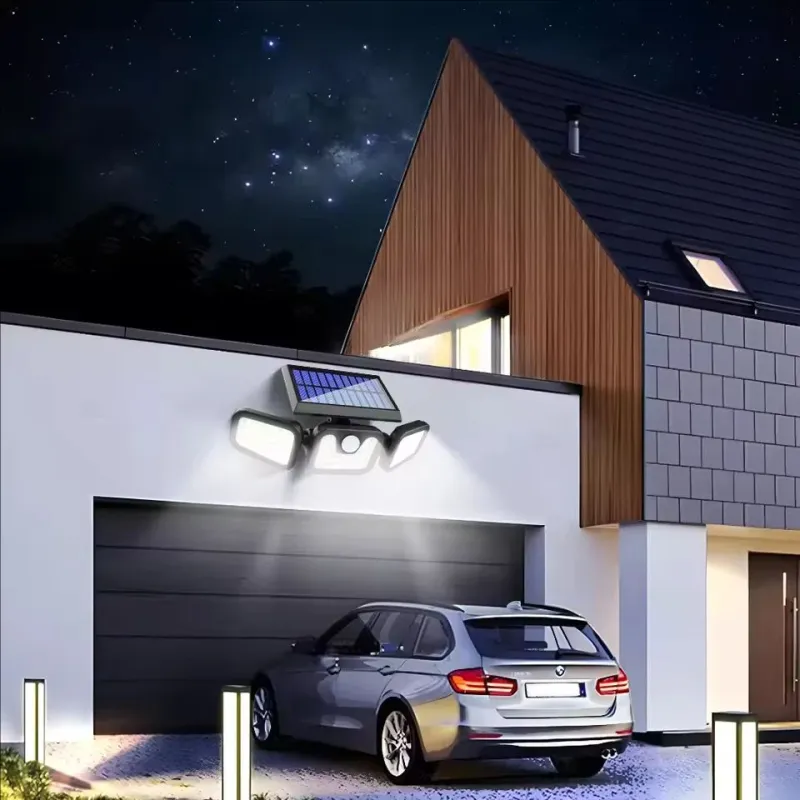 3 Head Solar Security Lights 4