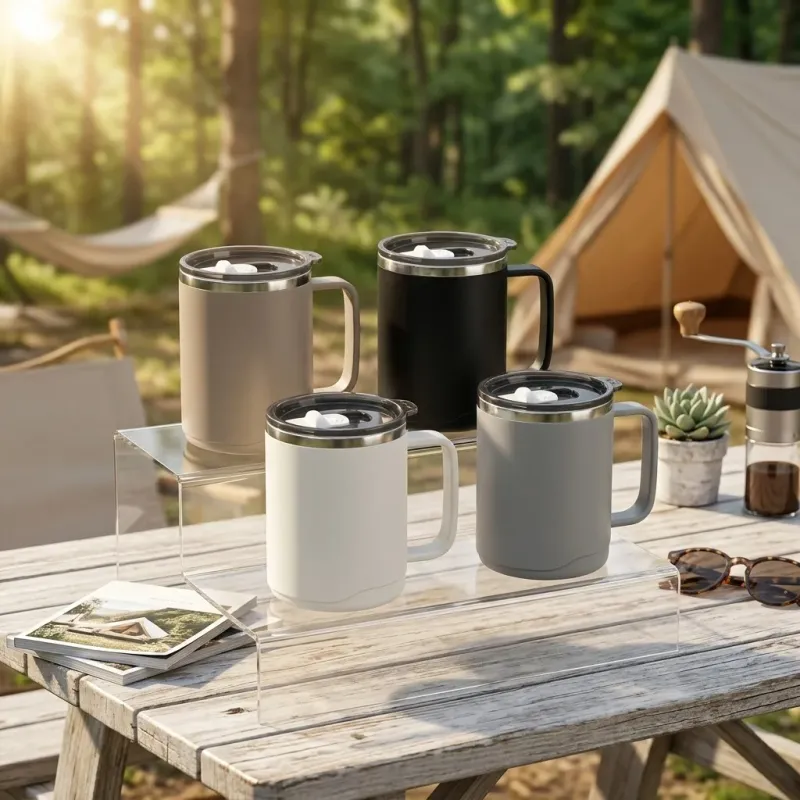 Insulated Coffee Tumbler with Handle 2