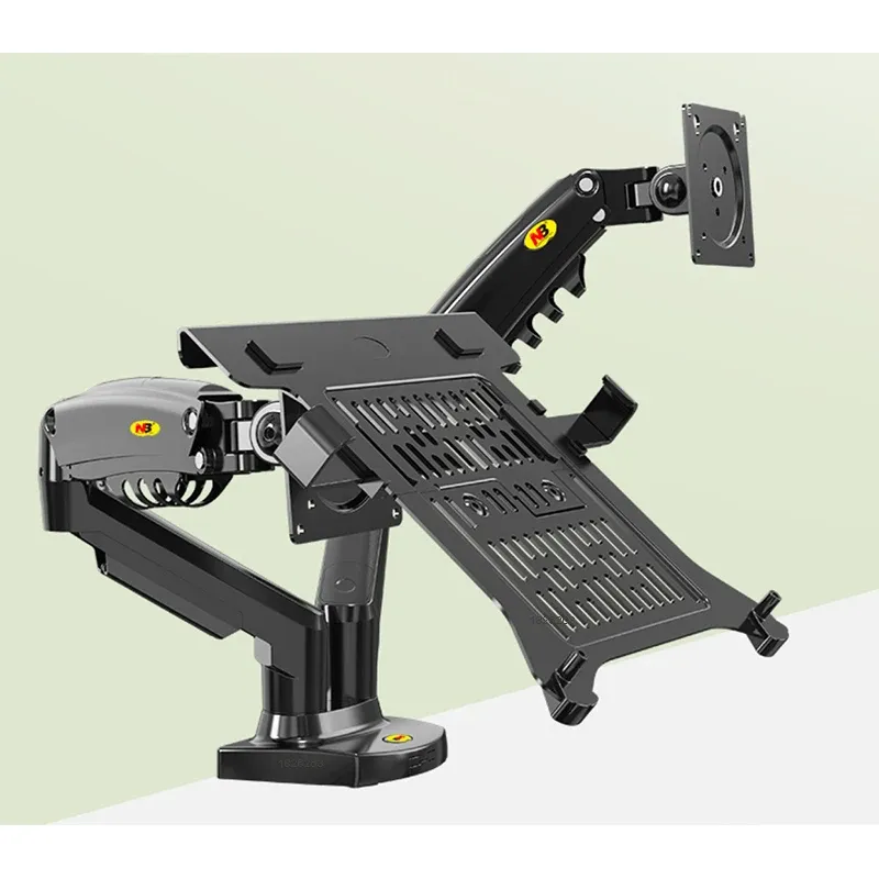 Dual Monitor & Laptop Gas Spring Mount 2