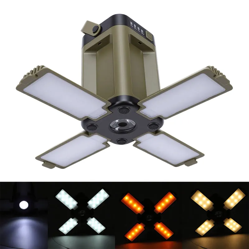 Solar LED Camping Lantern with Power Bank 1